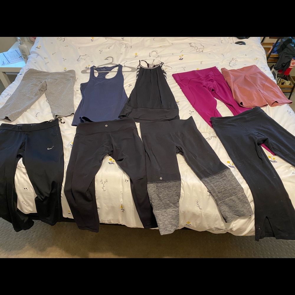 Lululemon, Athleta, Nike, misc Active S-M Bundle